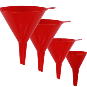 Equedynamics Kitchen Funnel, Durable Food-Grade Funnel for Liquid Transfer, Oil, Juice, Water, Spices & Household Filling Tasks