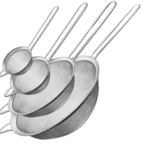 Equedynamics Household Strainer, Durable Kitchen Food Sieve for Filtering, Draining & Rinsing Tea, Juice, Pasta, Rice, Fruits & Vegetables