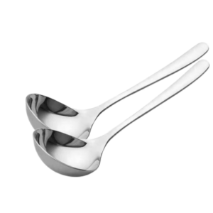 Equedynamics Kitchen Ladle, Heat-Resistant Food-Grade Serving Ladle for Soup, Stew, Gravy, Sauce, Curry & Everyday Cooking