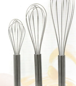 Equedynamics Manual Kitchen Whisk, Non-Electric Stainless Steel Balloon Whisk for Mixing, Beating, Whipping Eggs, Batter, Cream & Baking