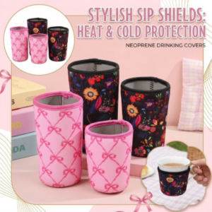 Equedynamics Mug Cozy, Reusable Insulated Mug Sleeve, Soft Heat-Resistant Cup Cover for Coffee Mugs, Tea Cups & Travel Beverage Cups