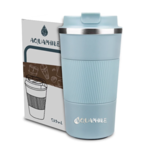 Equedynamics Insulated Mug, Double Wall Travel Coffee Mug with Leakproof Lid, Reusable Thermal Cup for Hot & Cold Beverages, Office, Travel & Outdoor Use
