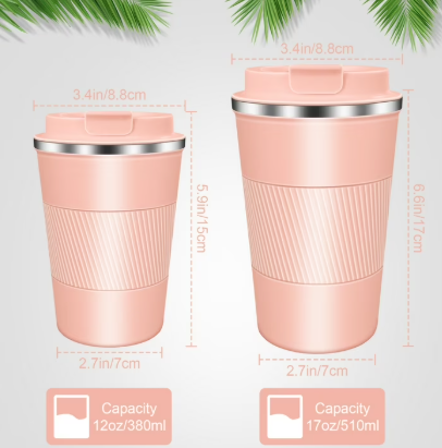 Equedynamics Travel Mug, Insulated Reusable Coffee Mug with Leakproof Lid, Portable Thermal Cup for Coffee, Tea, Water & Hot or Cold Beverages - Image 3