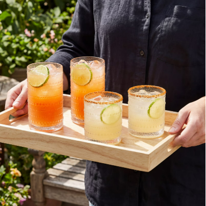 EqueDynamics Drinking Glasses Set, Premium Clear Glass Tumblers for Water, Juice, Iced Coffee, Cocktails, Beer & Soft Drinks, Durable Everyday Beverage Glasses for Home, Kitchen, Office, Restaurant & Party Use - Image 2