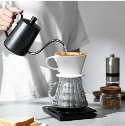 EqueDynamics Non-Electric Vacuum Coffee Maker, Manual Siphon Coffee Brewer with Heat-Resistant Glass Carafe, Reusable Stainless Steel Filter, Vacuum Brewing System for Rich Coffee, BPA-Free Coffee Maker for Home, Office & Specialty Brewing - Image 5