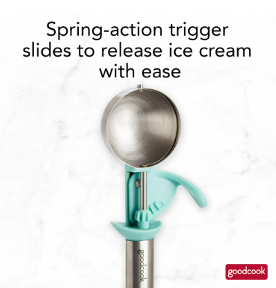 EqueDynamics Ice Cream Scoop, Heavy Duty Stainless Steel Ice Cream Scooper with Ergonomic Non-Slip Handle, Cookie Dough Scoop for Gelato, Sorbet, Frozen Yogurt, Fruit, Dessert, Kitchen Scoop for Home & Commercial Use - Image 5