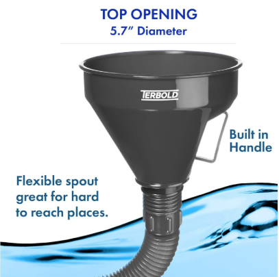 Equedynamics Automobile Oil Funnel, Durable Engine Oil Filling Funnel for Cars, Trucks, Motorcycles & Vehicle Maintenance - Image 2